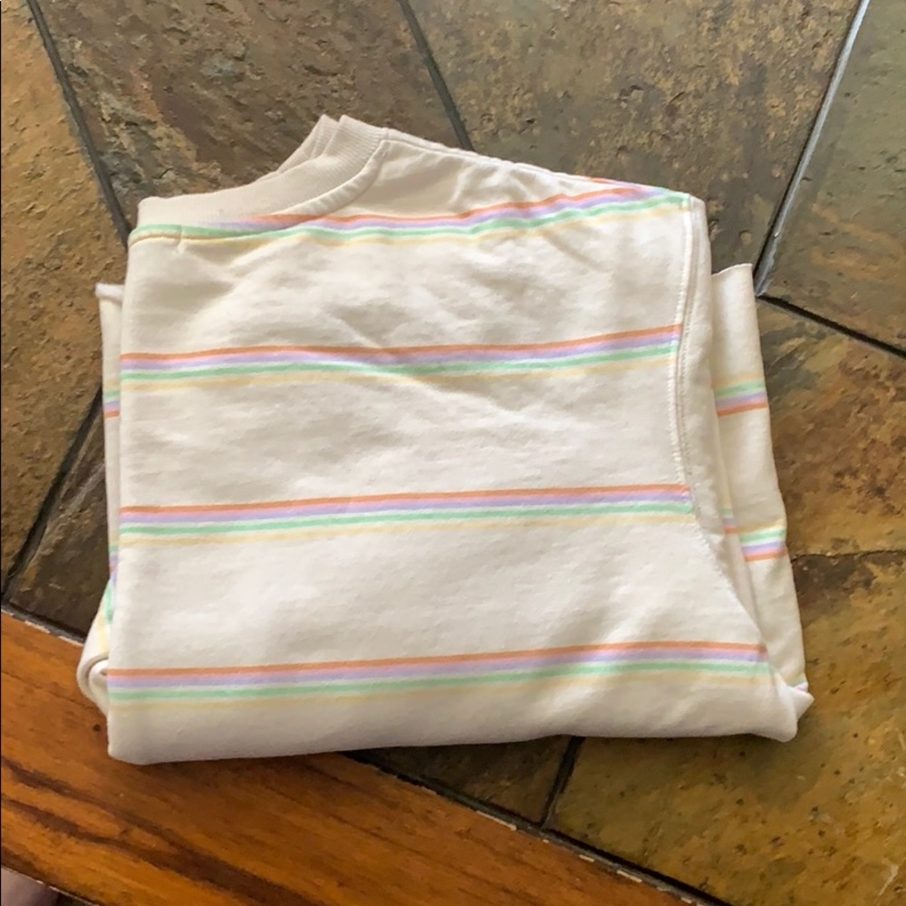 Rainbow Crop top sweater